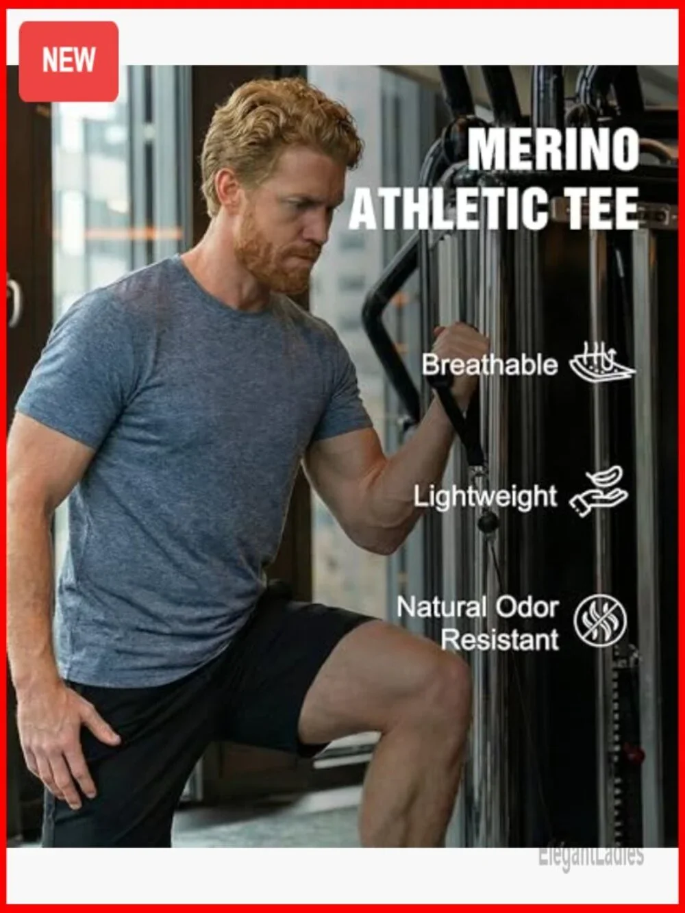 Men's Merino Wool Short Sleeve Base Layer T-Shirt 2 Pack